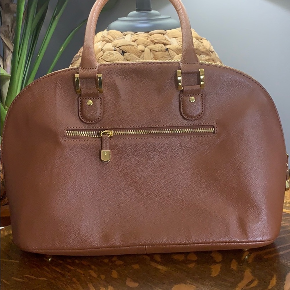 Joy & Iman tan satchel - Picture 4 of 8